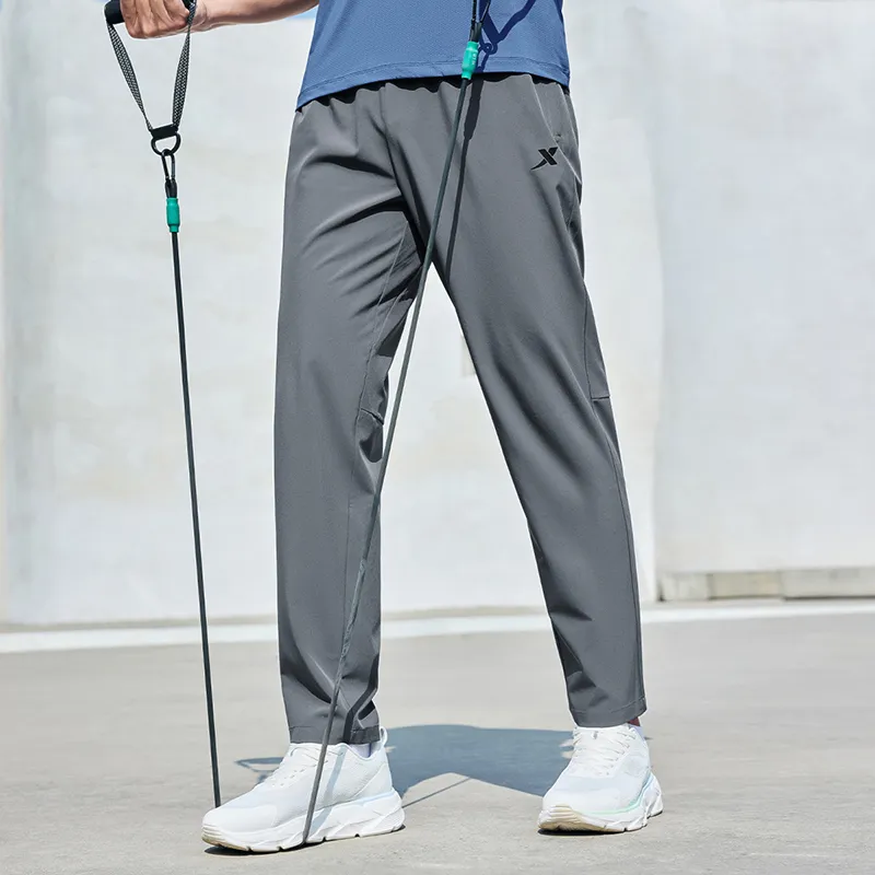 XTEP Training Pants Casual Pants Men's Pearl Gray-6