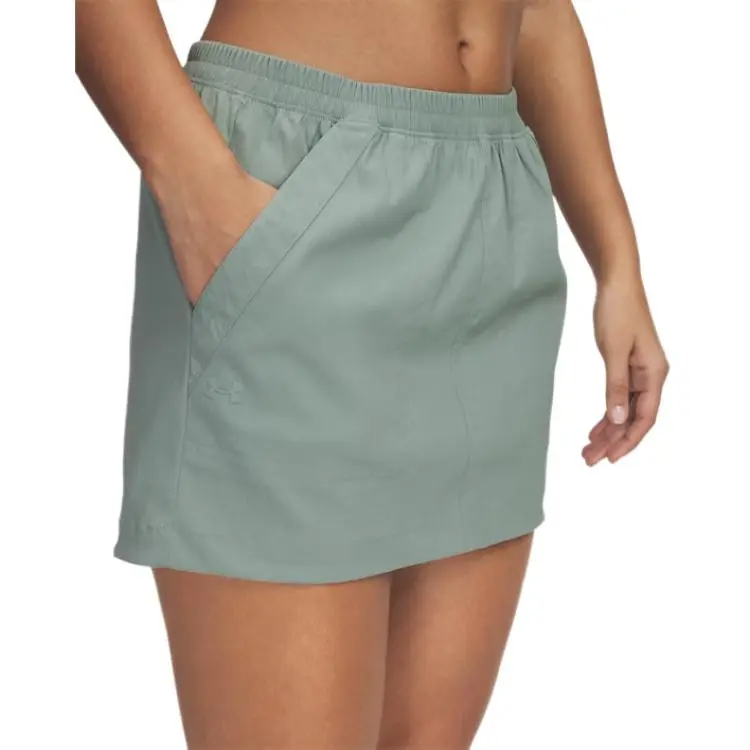Under Armour Unstoppable Casual Short Skirts Women's Silicon Green-2