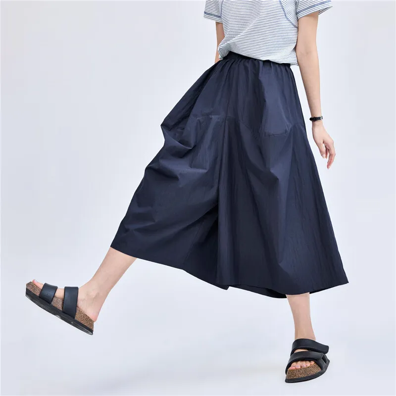 UNIQLO Casual Pants Women's Captain Blue-3