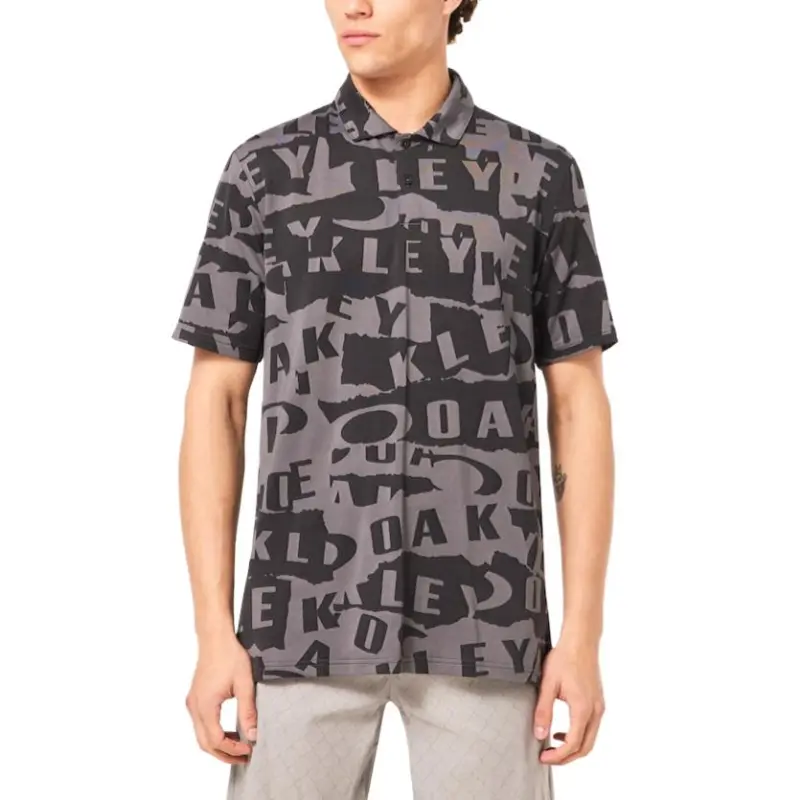 Oakley Ransom Jacquard Shirt Men's Gray-3