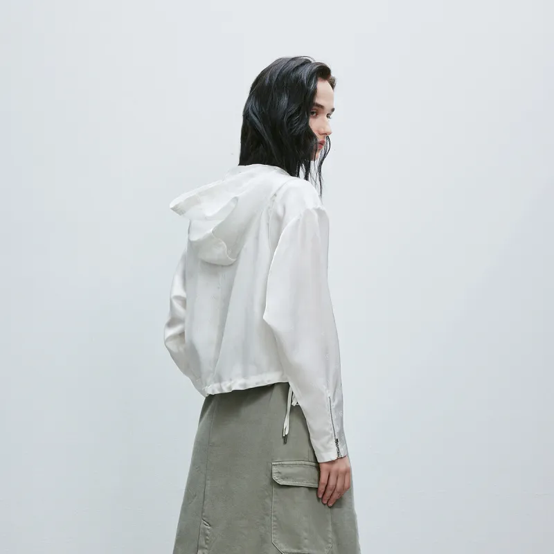 ONLY Cropped Coats Women's S00 White-4