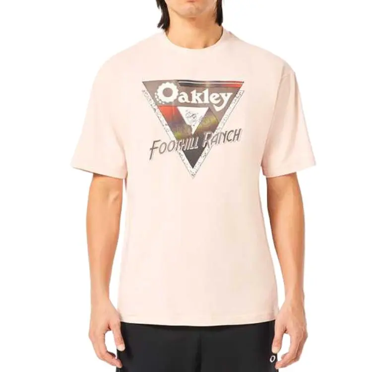 Oakley EN NEW RETRO T Shirt Unisex Apricot-1