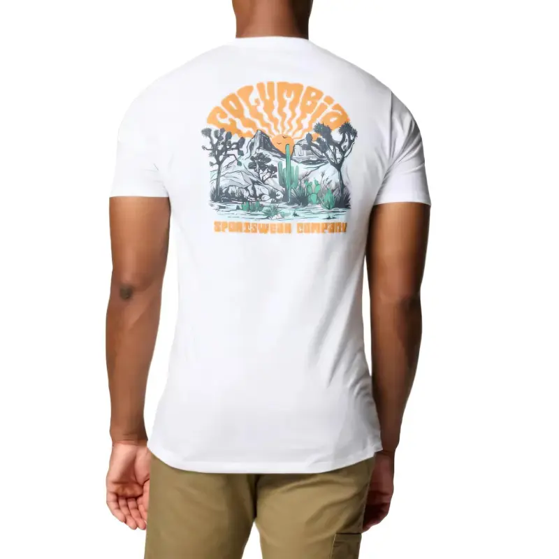 Columbia Men's Shroud Graphic T-Shirt T-Shirt Men's White-1