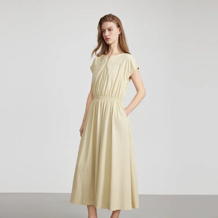 ELLE Short Sleeved Dress Women's-6