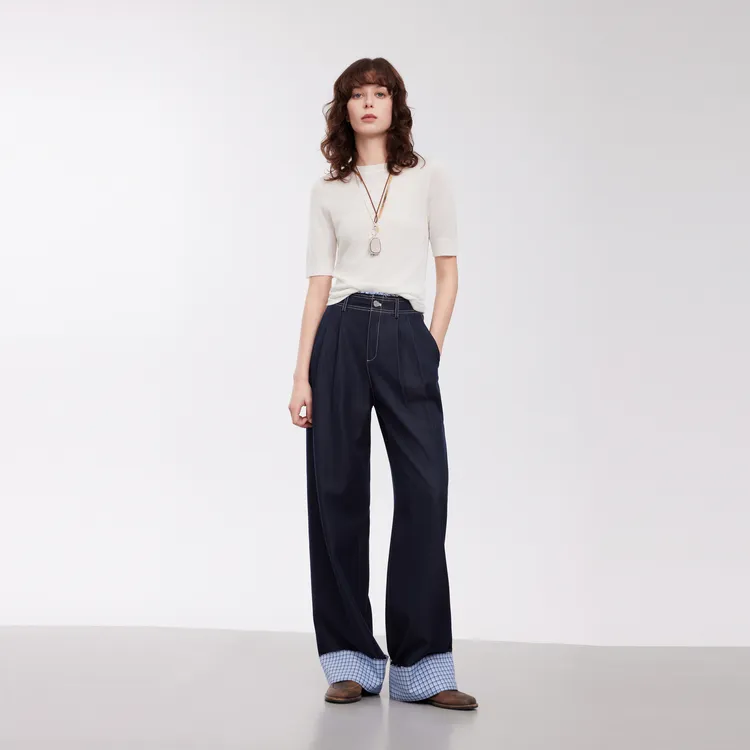 ELLE Jeans Women's Navy Blue-3