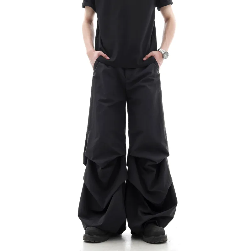 CUWU Casual Pants Unisex Black-1