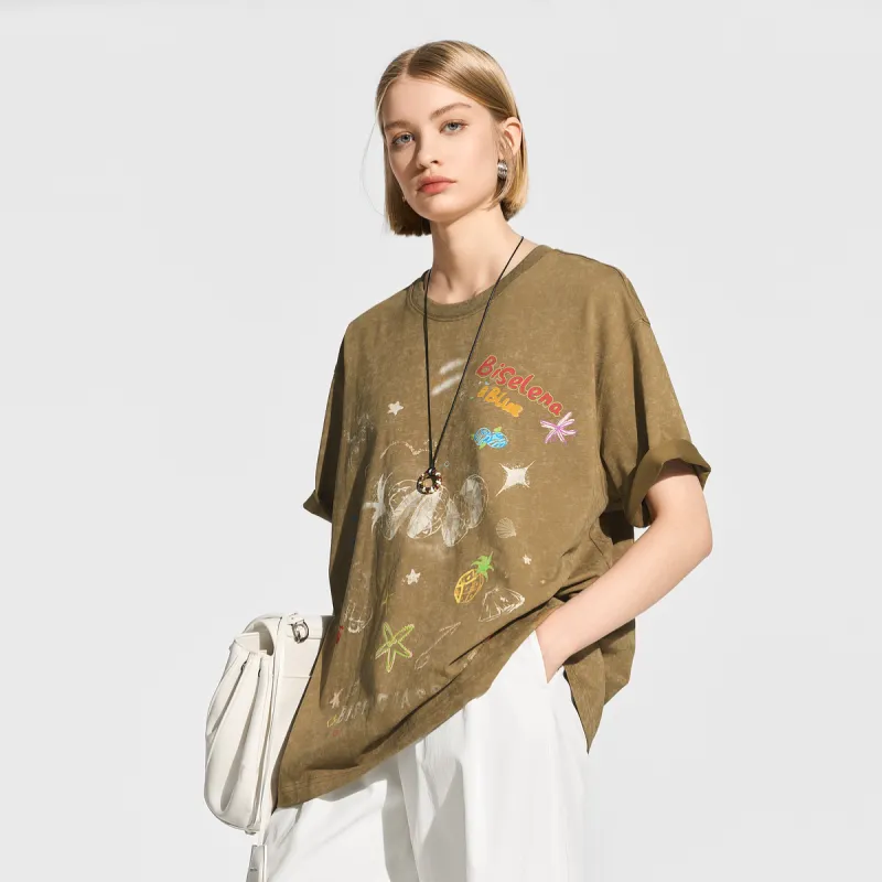 Bethine ['Pineapple' Calm And Unperturbed] T Shirts Women's-1