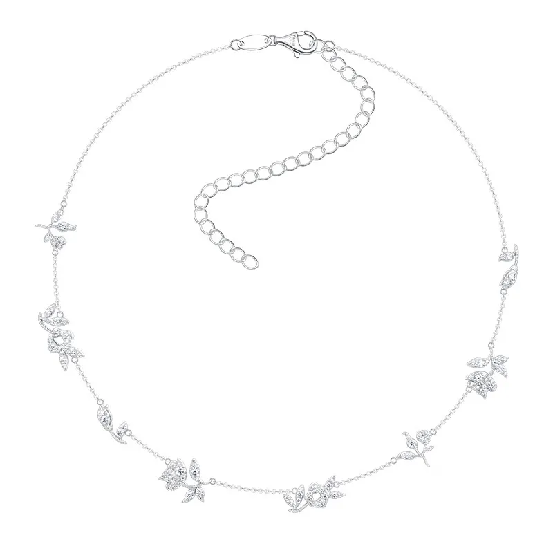 YVMIN SHUSHU/TONG Gold Plated With Zircon Necklaces Unisex-2