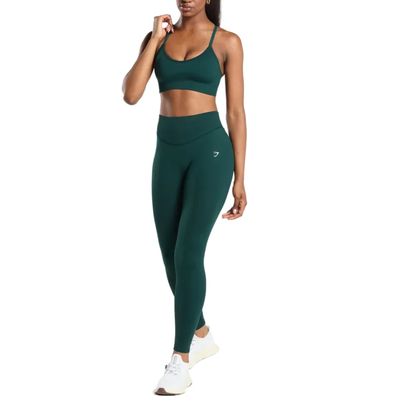 GYMSHARK Yoga Pants Women's Dark Green-3