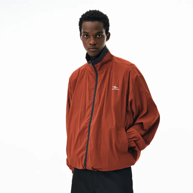 FPA ALWAYS MOVING Series Jackets Coats Unisex Navy Blue And Red-5