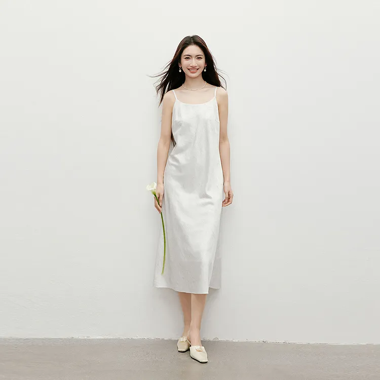Hopeshow Slip Dresses Women's Oyster Gray 057-4