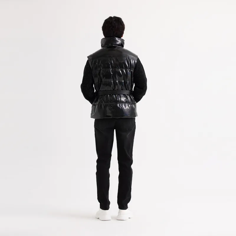GUESS Vests Unisex BLK Black-7
