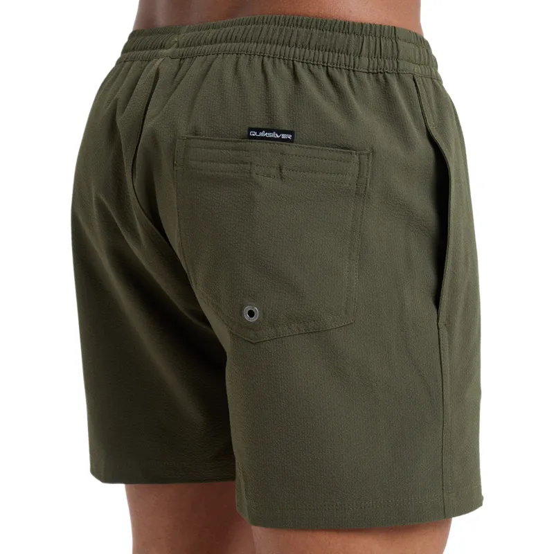 Quiksilver Everyday Flex Volley Beach Shorts Men's Grape Leaf Green-4