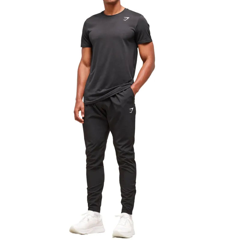 GYMSHARK Arrival Knitted Sweatpants Men's Black-5