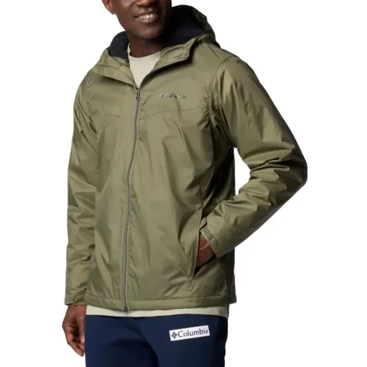 Columbia Glennaker Sherpa Lined Jacket Jacket Men's Stone Green-2