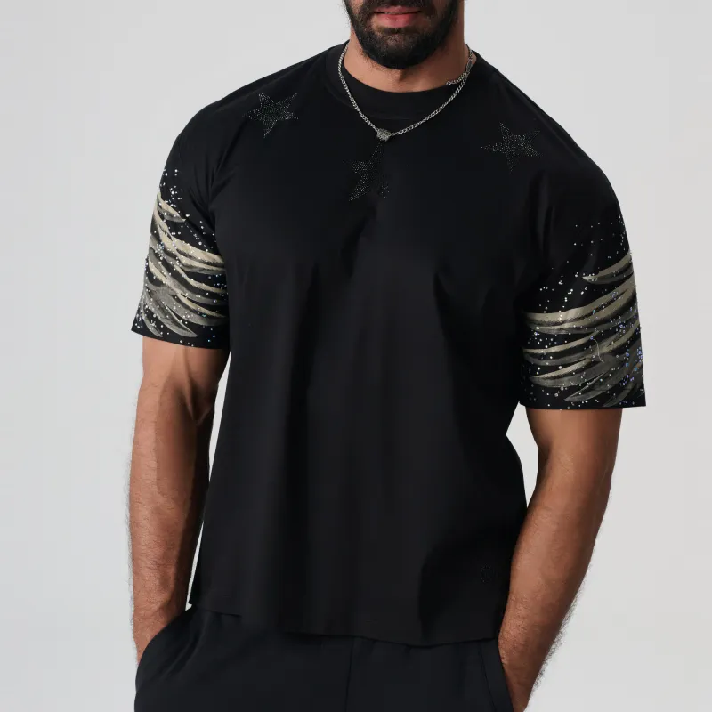 TCH T Shirt Unisex Black With Silver Logo-3