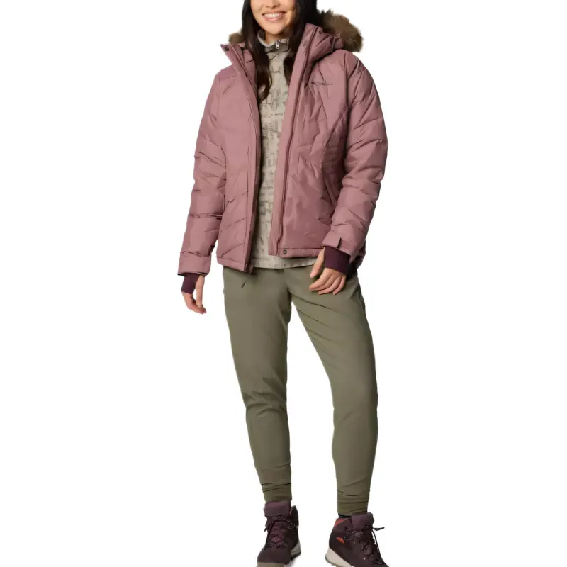 Columbia Lay D Down 3 Jackets Coats Women's Fig Color-3