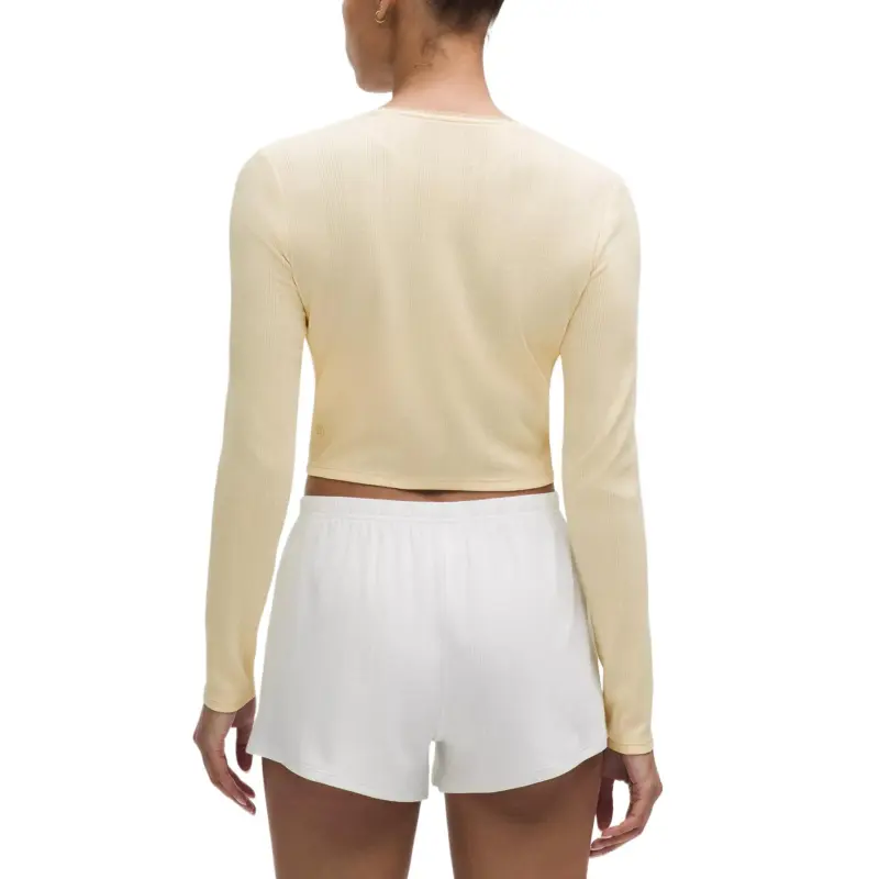 Lululemon Cropped Series Cotton Pointelle Shirt Women's-6