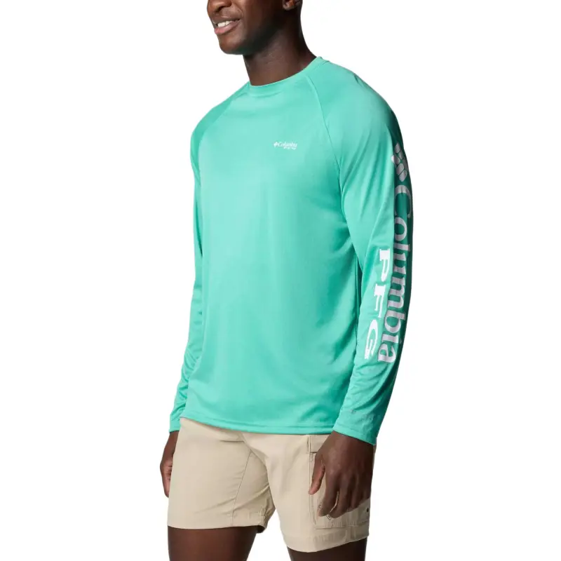 Columbia PFG Terminal Tackle T-Shirt Men's Glaze Green Heather-2