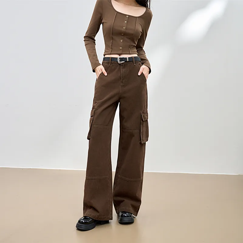 WESTLINK Jeans Women's Coffee-2