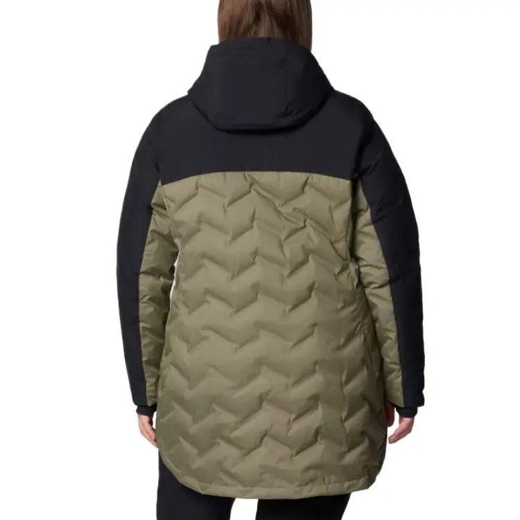 Columbia Mountain Croo Down Jacket Women's Stone Green-1