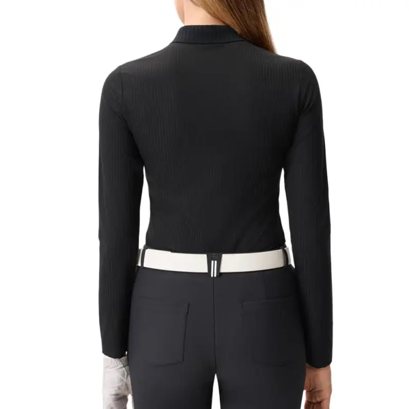 FILA Golf Series SS25 Polo Shirt Women's Pitch Black-5