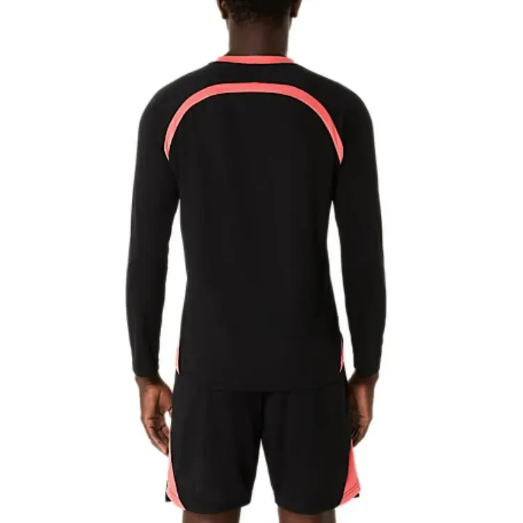 Asics LS TOP ACTIMOTION Soccer Jersey Men's Black-1
