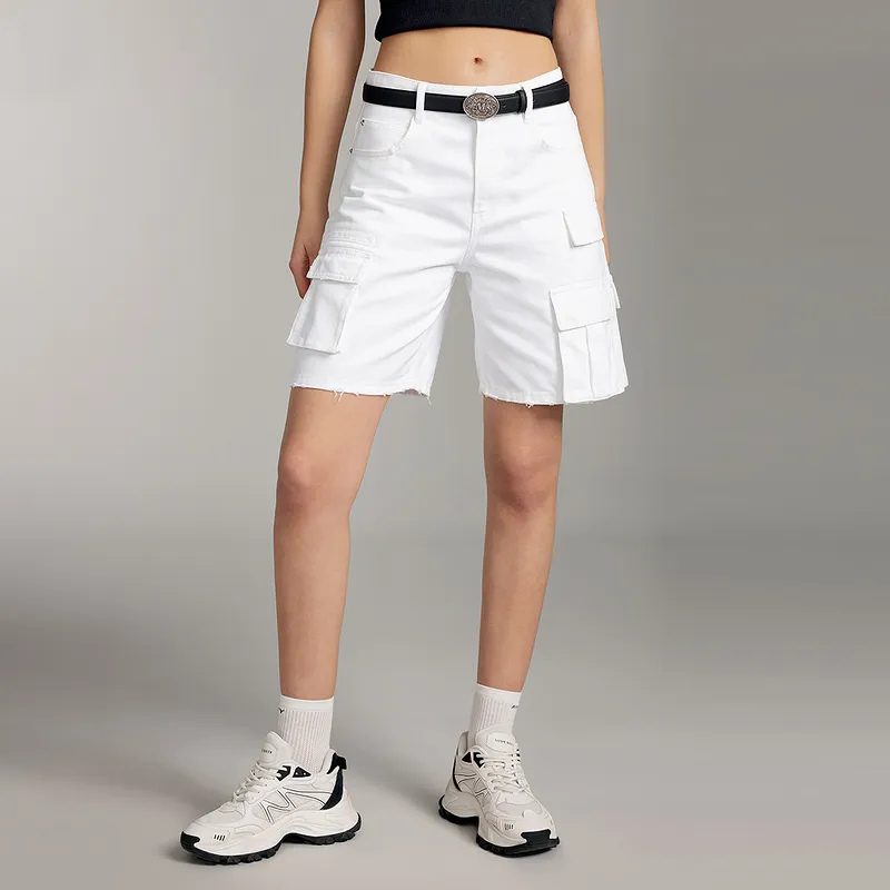 Miss Sixty Denim Shorts Women's White-2