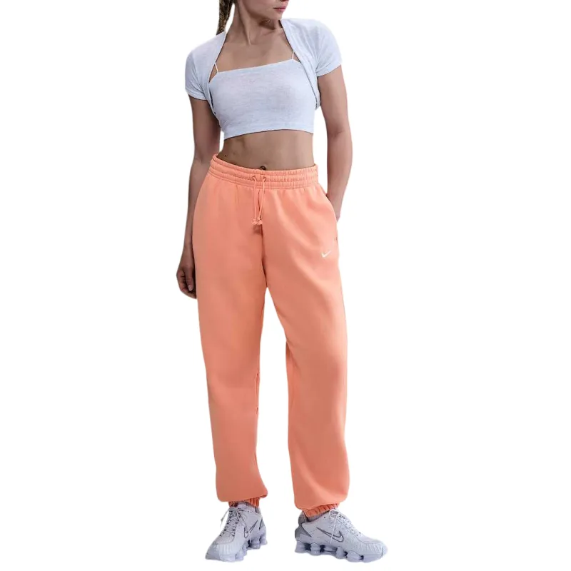 Nike Sportswear Phoenix Fleece Sports Pants Women's Apricot-2