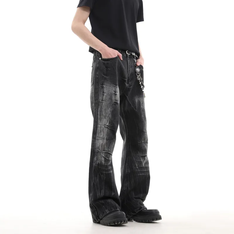 CUWU Jeans Unisex Black Gray Color-1