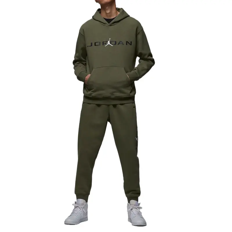 Jordan Knitted Sports Pants Men's Medium Olive Green-2