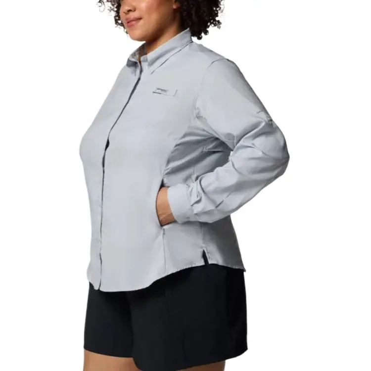 Columbia PFG Tamiami Shirt Women's Cirrus Gray-2