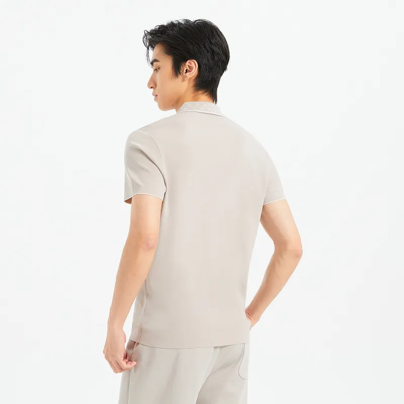 LESS IS MORE Polo Shirts Men Khaki 25XTX5151S-5