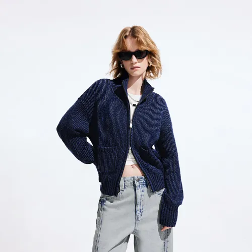 ONLY Knitwear Women's Off White Denim Blue