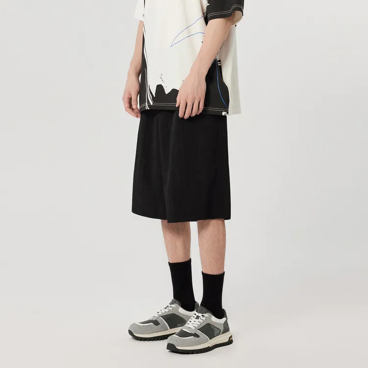 CROQUIS Casual Shorts Unisex 001 Jet Black-4
