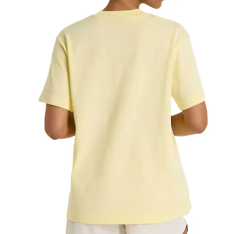 New Balance Athletics Jersey Regular T Shirt Women's Yellow-2