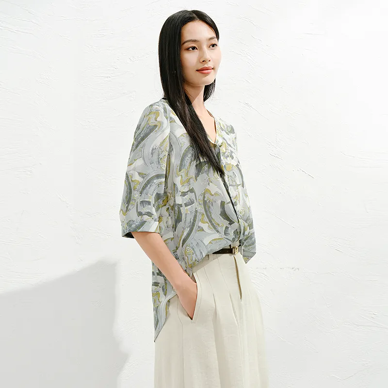 JZ. ANNAKRO Chiffon Shirt Women's-5