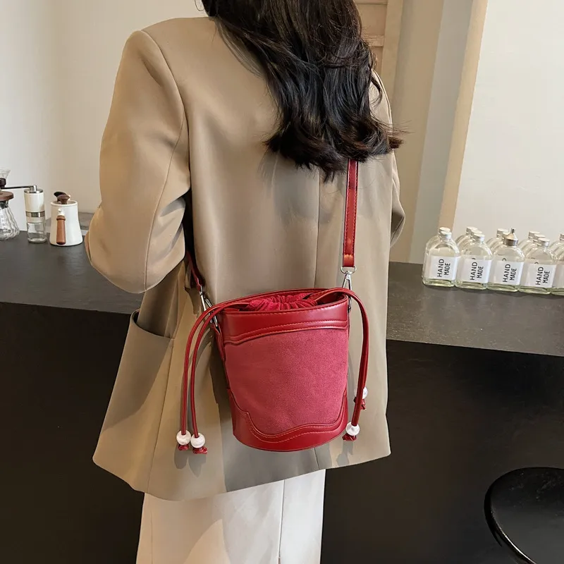 HCXK Pu Shoulder Bag Crossbody Bag Unisex Black/Burgundy/Coffee/Brown/-3