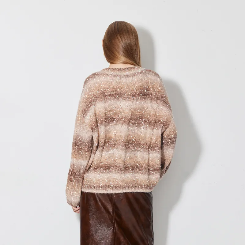 ONLY Knitwear Women's Seaweed Brown-2