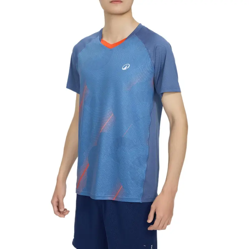 DECATHLON Lightweight Collection 560 Badminton Clothing Men's Blue Brick-2