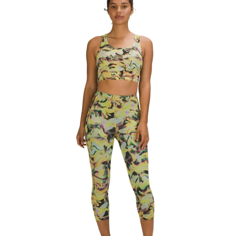 Lululemon Swift Speed Sports Pants 21' Women's Mood Enhancer Yellow Multi-2