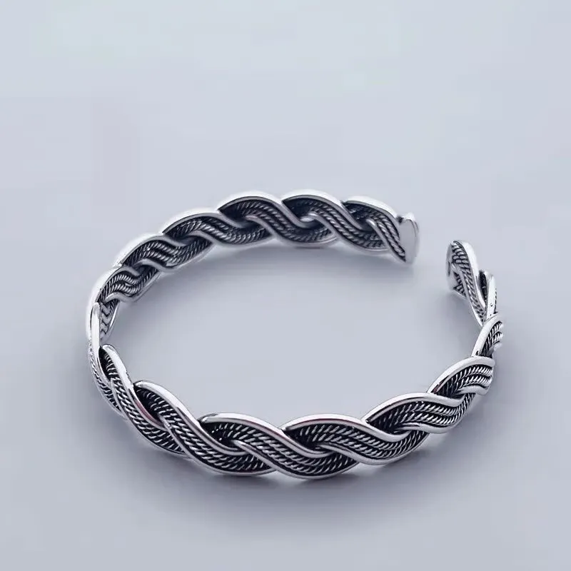 FUYUFU 999 Fine Silver Bangles Women's-4