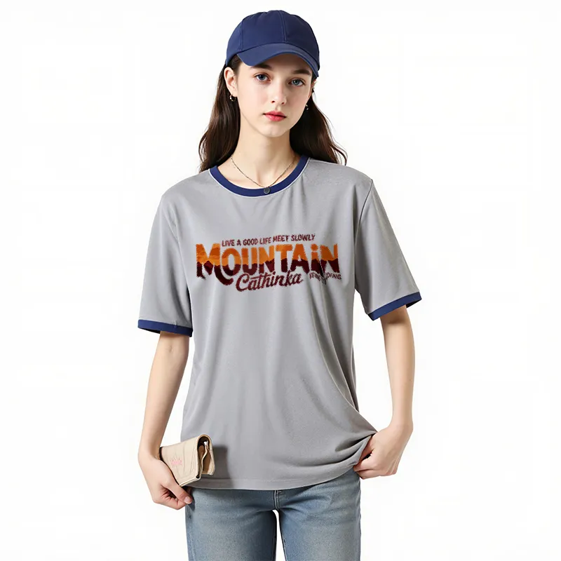 FAIRWHALE Drop Shoulder Sleeve T Shirt Women's-26