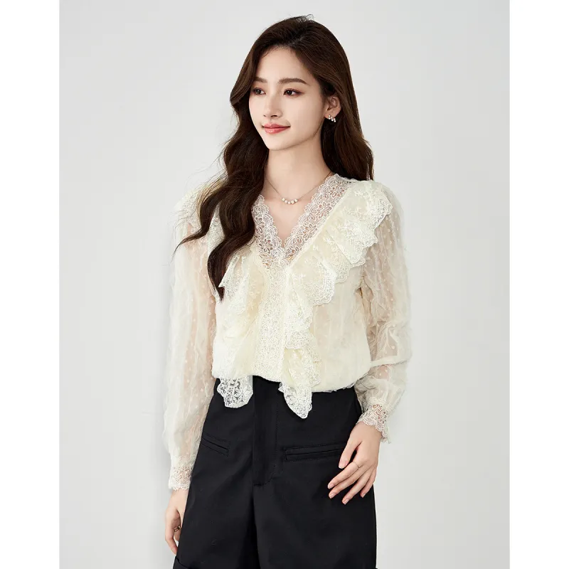 Love Elaine Shirt Women's Apricot-3