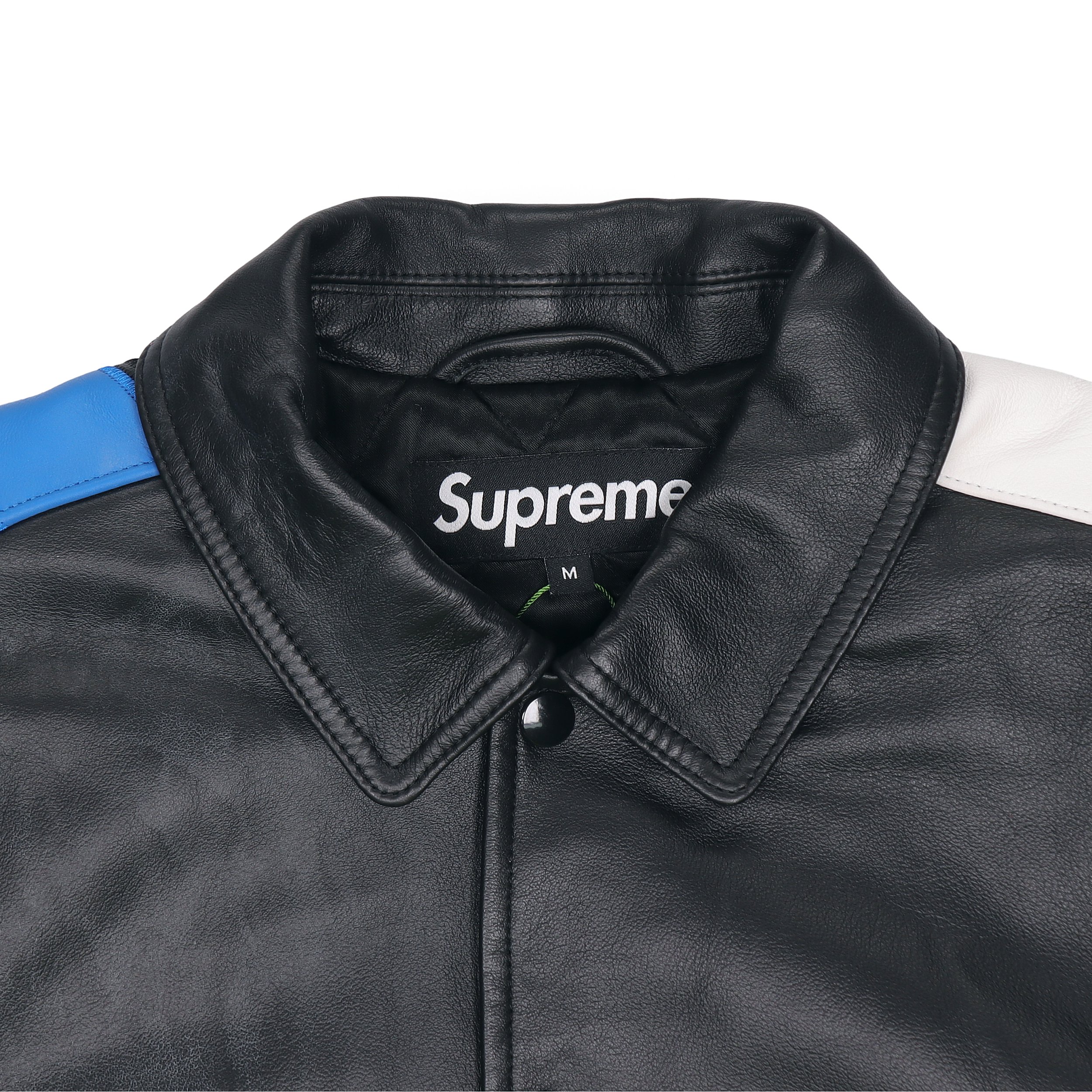 Supreme Smurfs Leather Varsity Jacket - Cheap Rcj Jordan Outlet