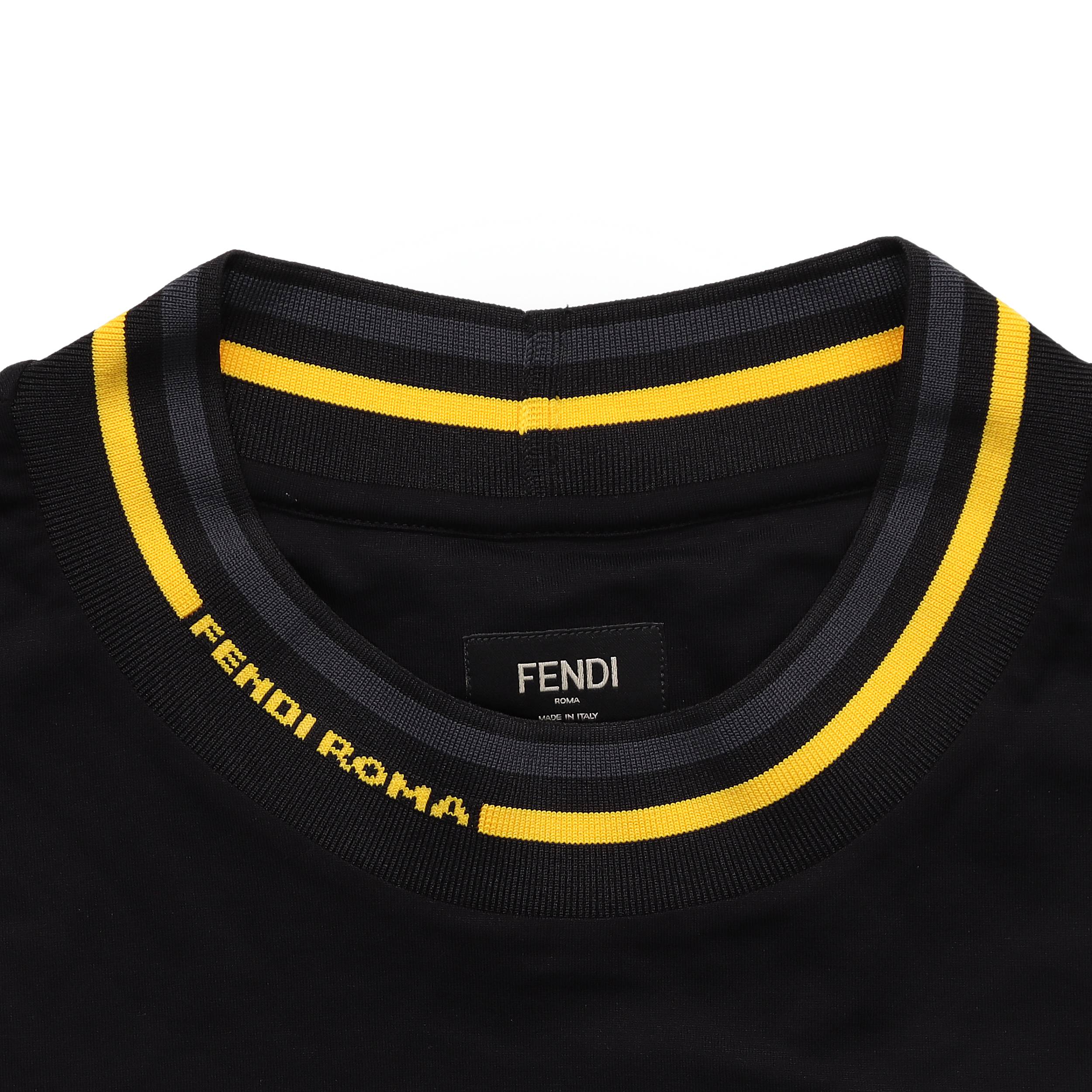 FENDI T-Shirts Men Black - Cheap Rcj Jordan Outlet