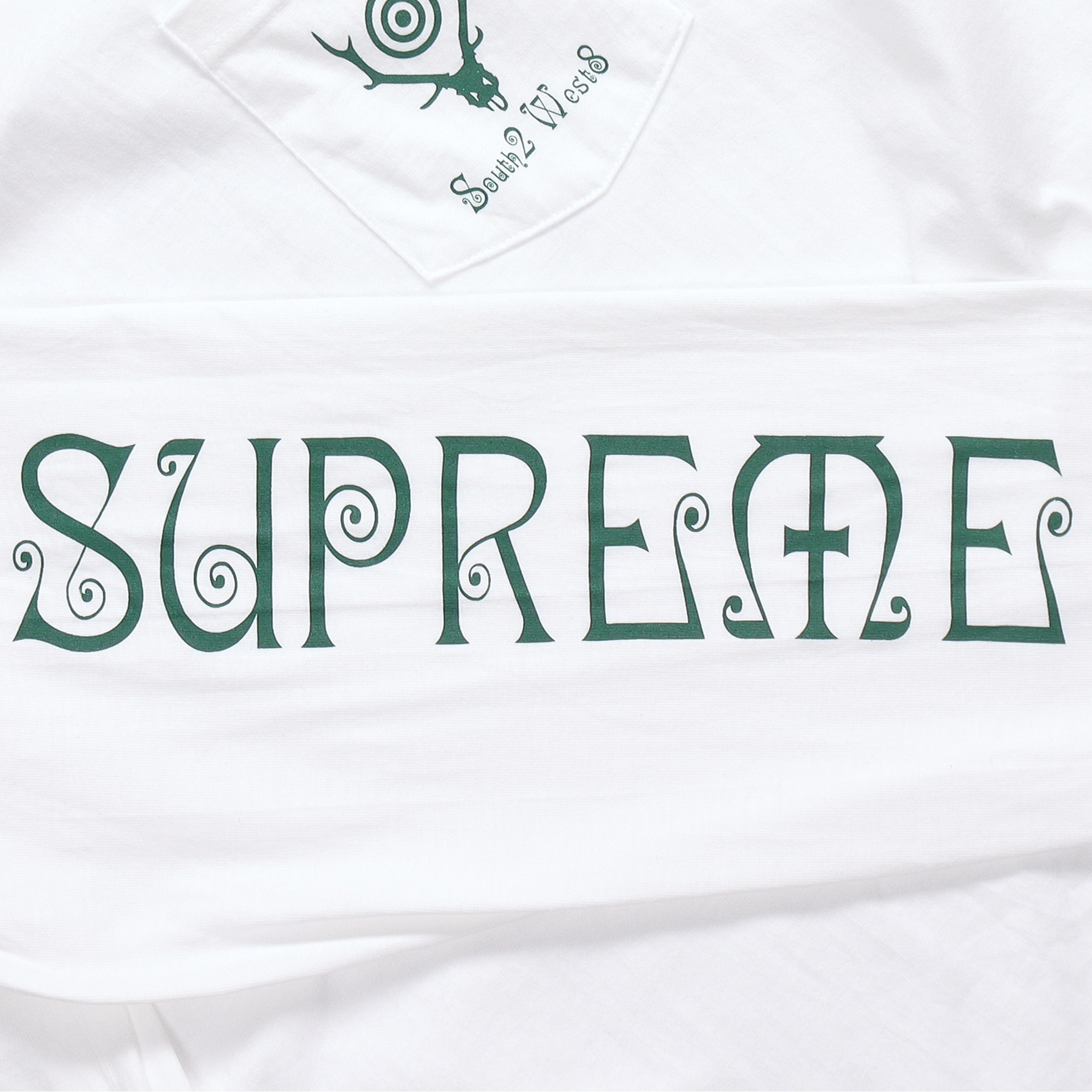トップス south2west8 supreme L/S Pocket Tee White Buy Supreme x SOUTH2 WEST8 Long-Sleeve Pocket Tee 'White