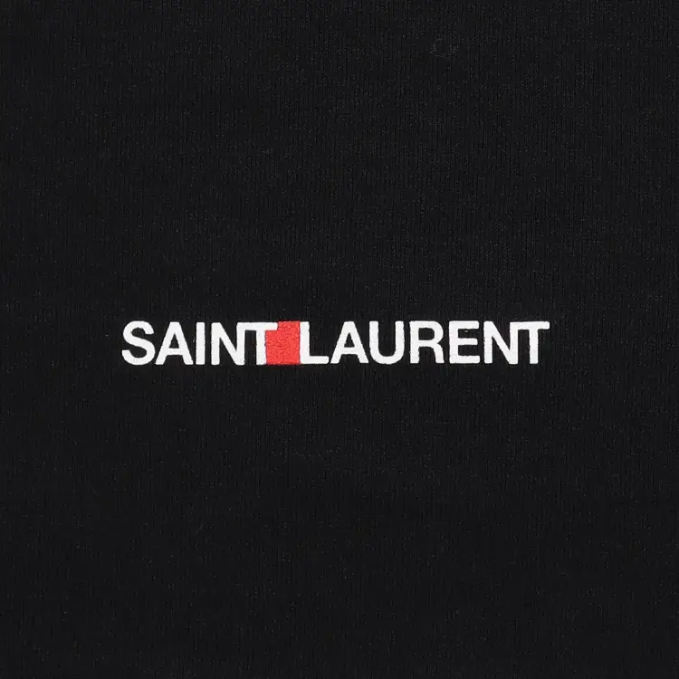 Saint Laurent engraved-heart cuff bracelet