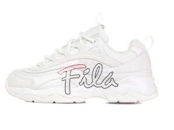 FILA Ray Cushioning, Slip Resistant, Abrasion Resistant, Breathable Low Top Casual Shoes Men's Ecru