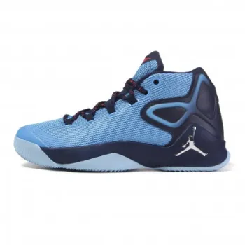 Jordan Melo M12 Cushioning Anti Slip And Wear Resistant High Top Performance Basketball Shoes Men's Sky Blue